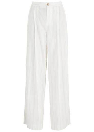 Striped wide-leg trousers by VINCE