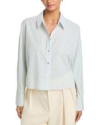 Till Stripe Cropped Top by VINCE