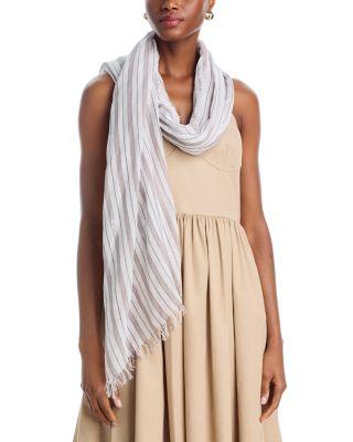 Tri Stripe Cotton Scarf by VINCE