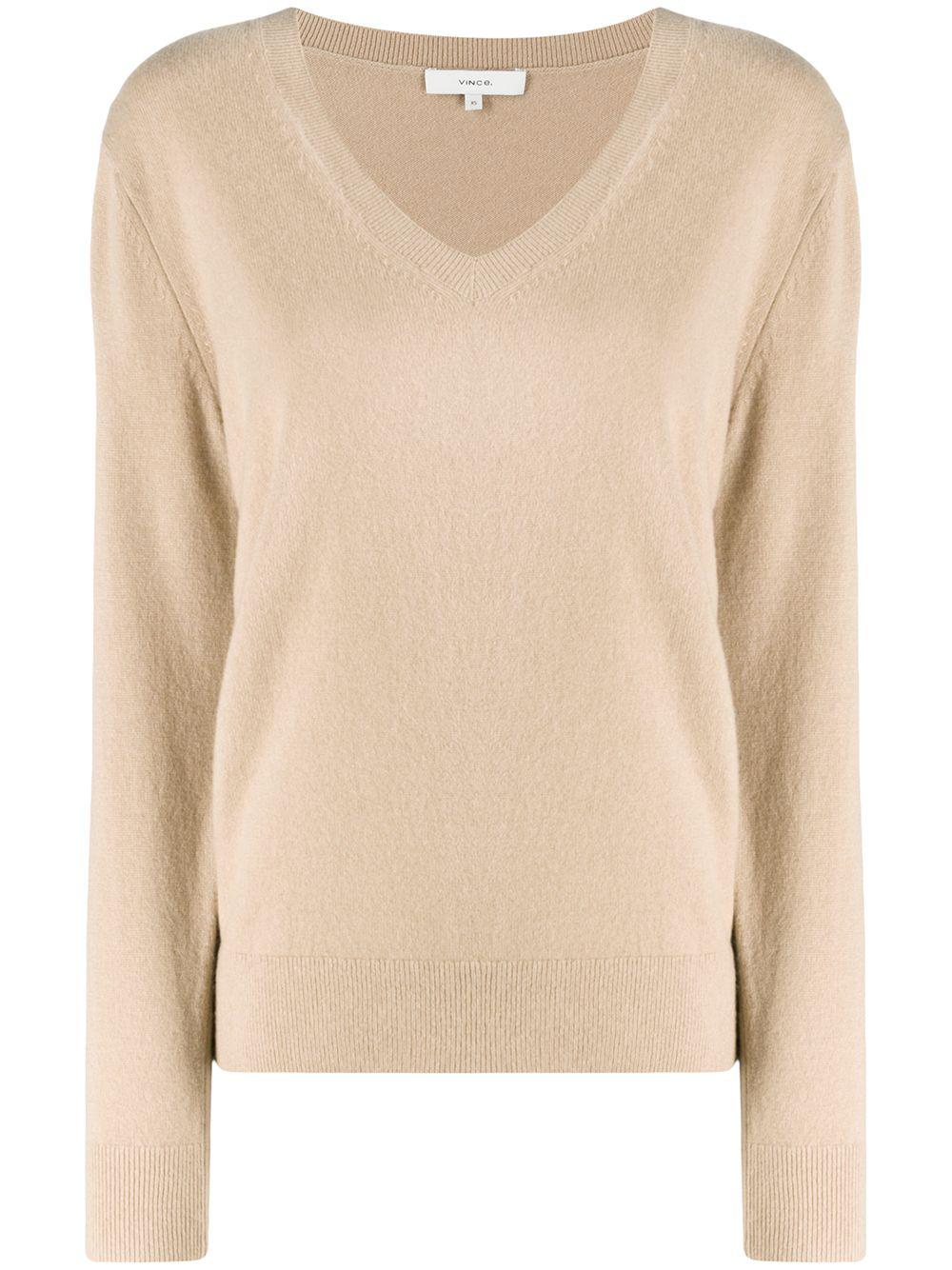 V-neck knitted jumper by VINCE