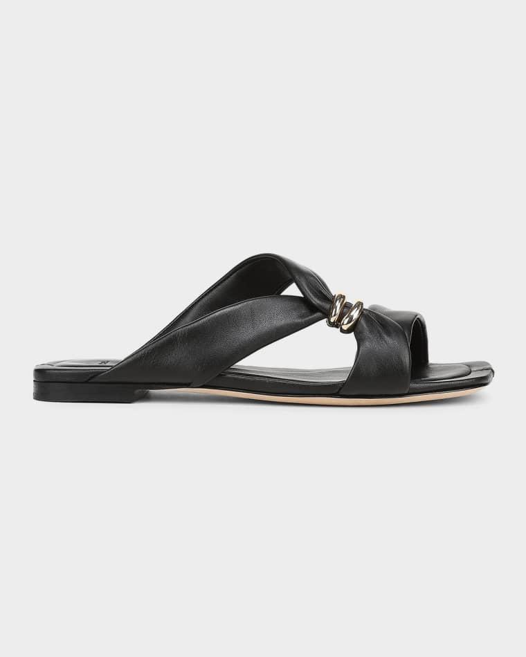 Vilma Strappy Leather Slide Sandals by VINCE