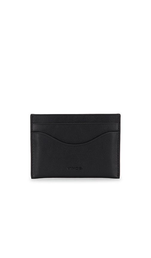 Vince Card Holder in Black by VINCE