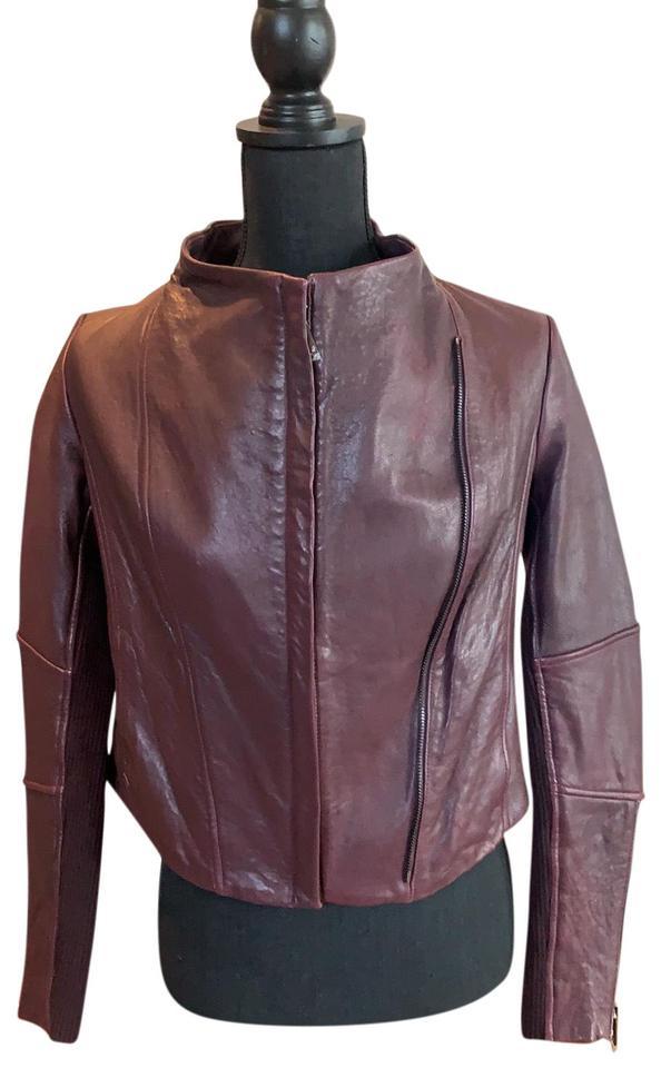Vince Dark Plum Rn 106730 Jacket by VINCE