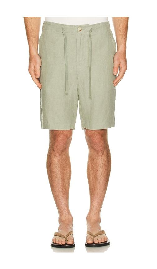 Vince Drawstring Short in Green by VINCE