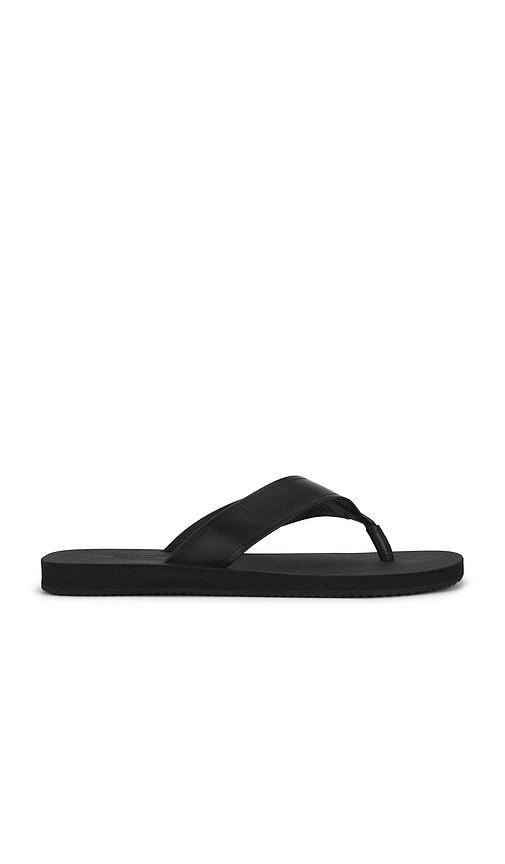 Vince Fiji Flip Flop in Black by VINCE