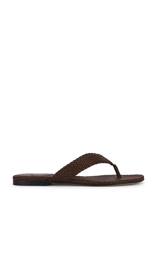 Vince Lotus Sandal in Brown by VINCE