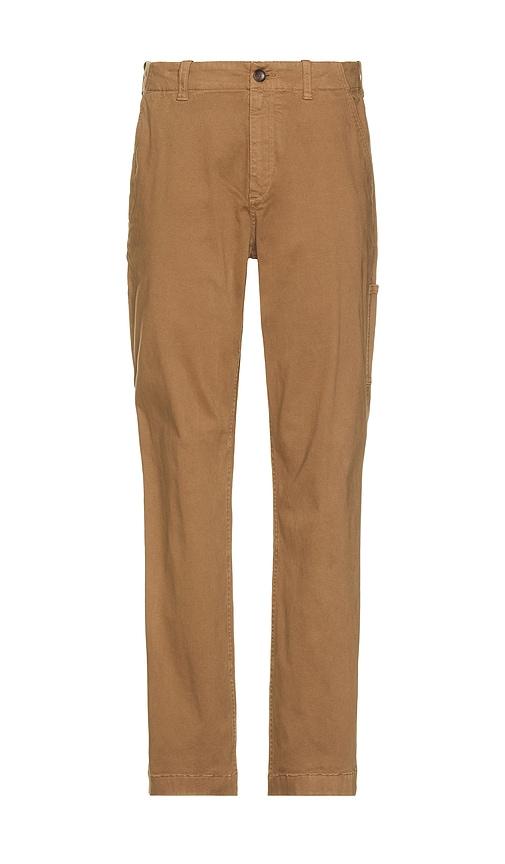 Vince Louie Garment Dye Utility Pant in Metallic Bronze by VINCE