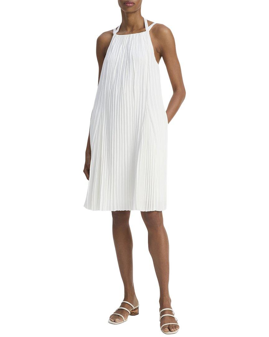Vince Pleated A-Line Pintuck Dress by VINCE