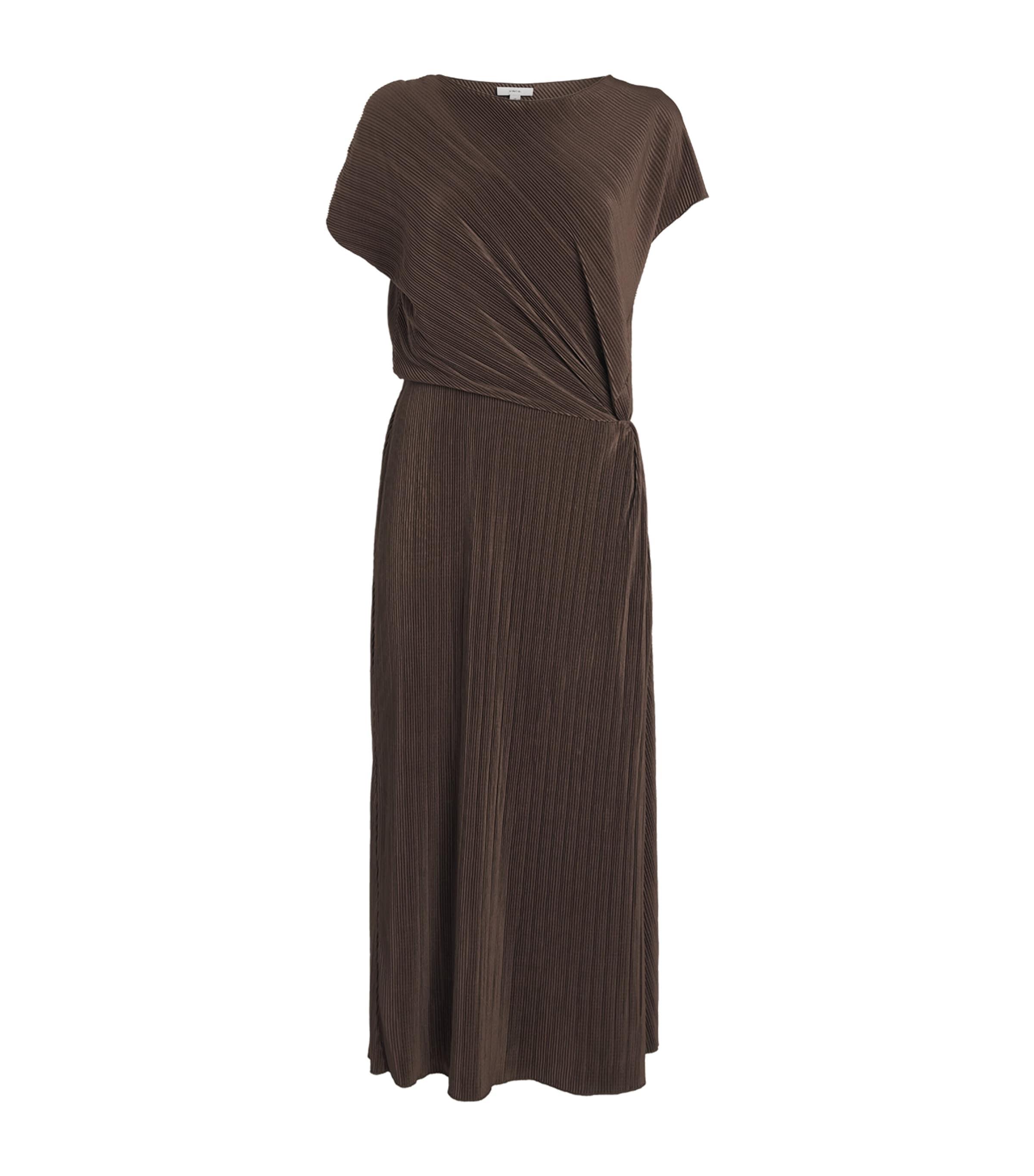Vince Pleated Midi Dress by VINCE