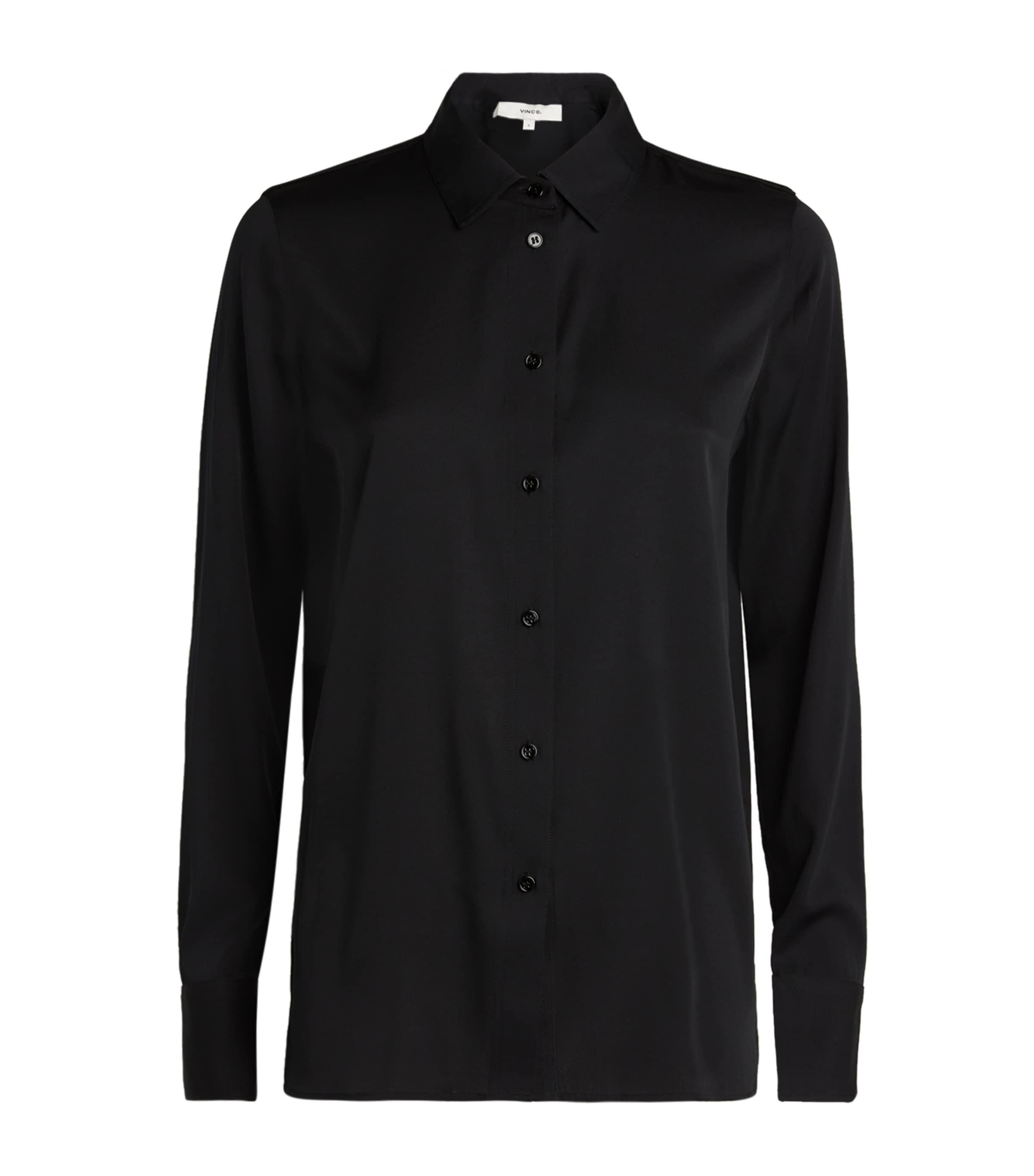 Vince Silk-Blend Slim-Fit Blouse by VINCE