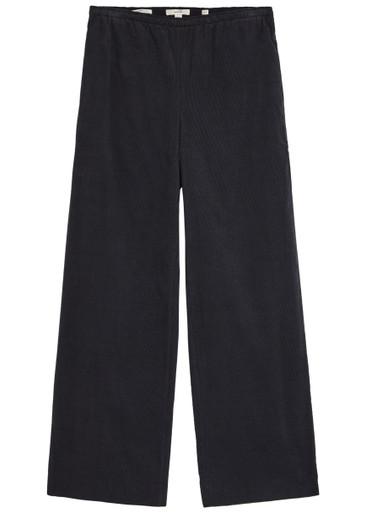 Wide-leg satin trousers by VINCE