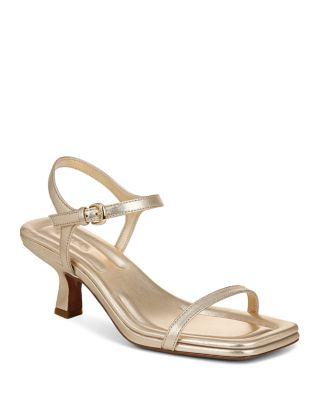 Women's Coco Square Toe Kitten Heel Sandals by VINCE