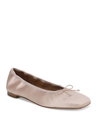 Women's Darla Satin Ballet Flats by VINCE