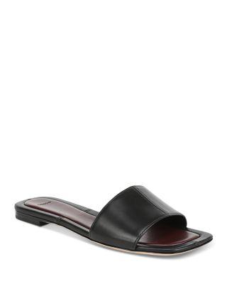 Women's Valeria Leather Slide Sandals by VINCE