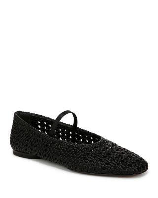Women's Vivian Woven Mary Jane Flats by VINCE