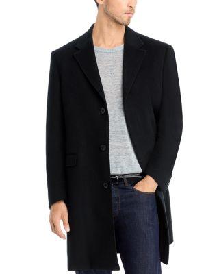 Wool & Cashmere Flyfront Topcoat by VINCE