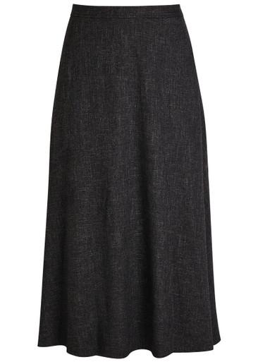 Woven midi skirt by VINCE