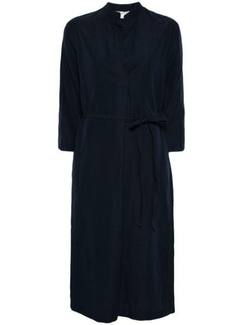 band-collar midi dress by VINCE