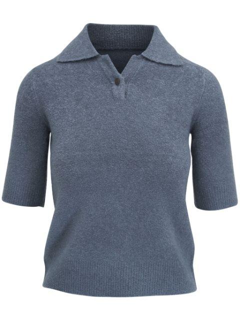 bouclé polo shirt by VINCE