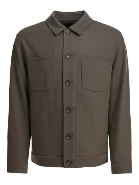 button-front patch-pocket jacket by VINCE