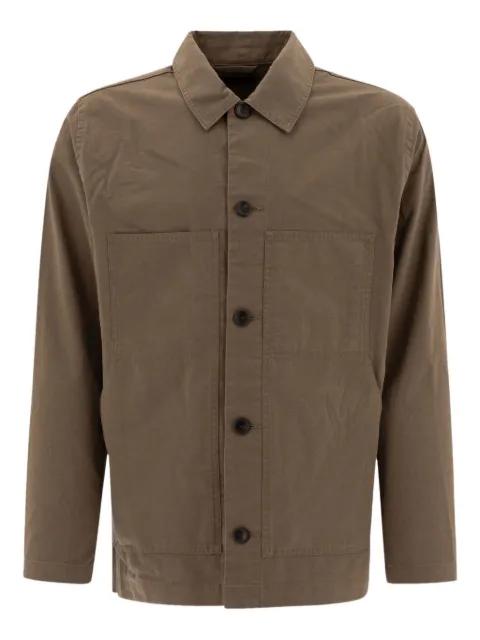 button-front patch-pocket jacket by VINCE