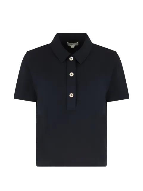 buttoned polo top by VINCE