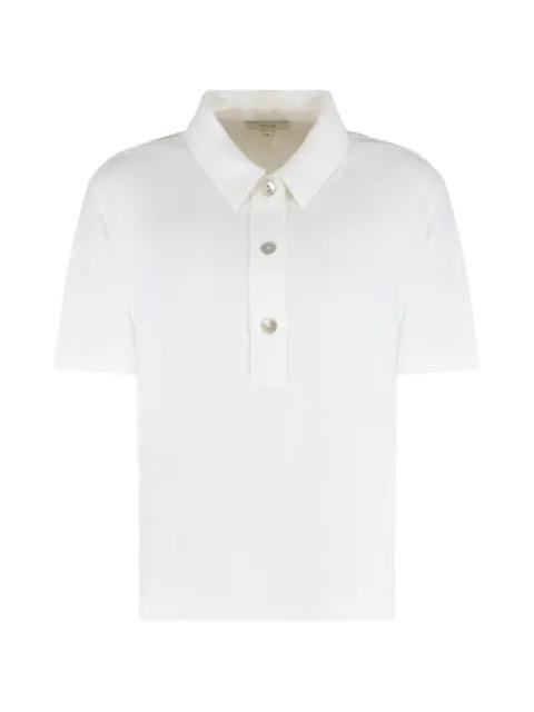 buttoned polo top by VINCE