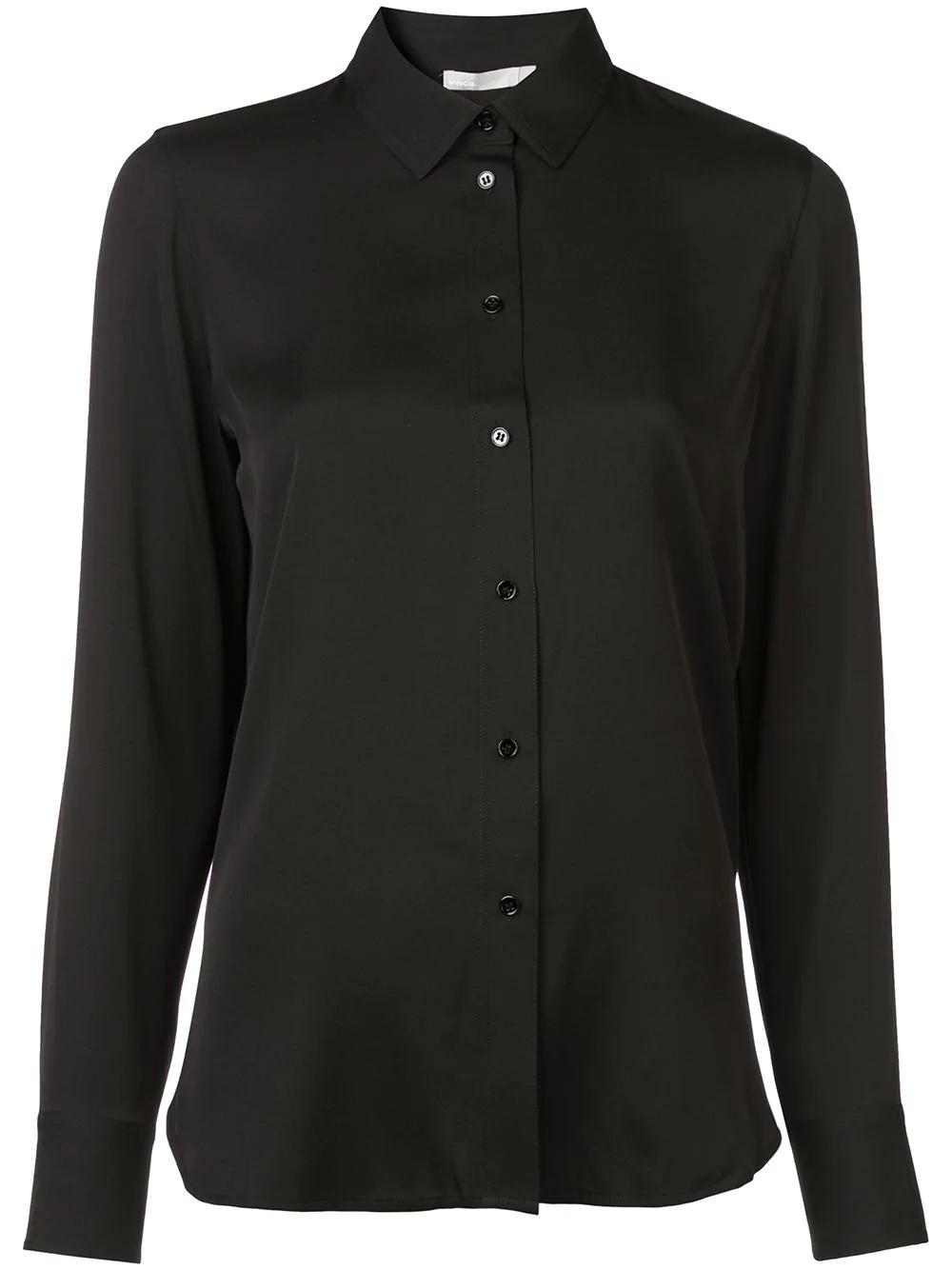 classic silk shirt by VINCE