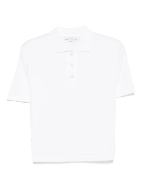 cotton polo top by VINCE