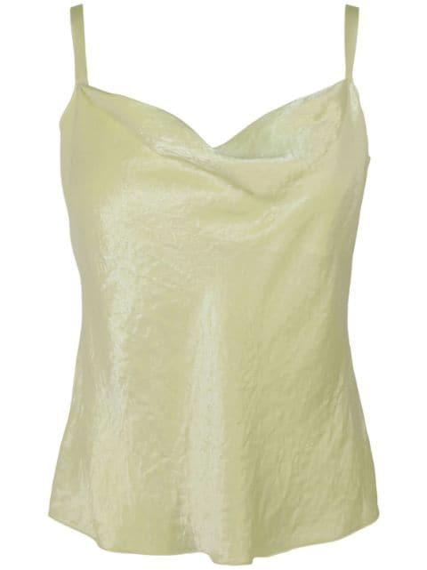cowl-neck sleeveless top by VINCE