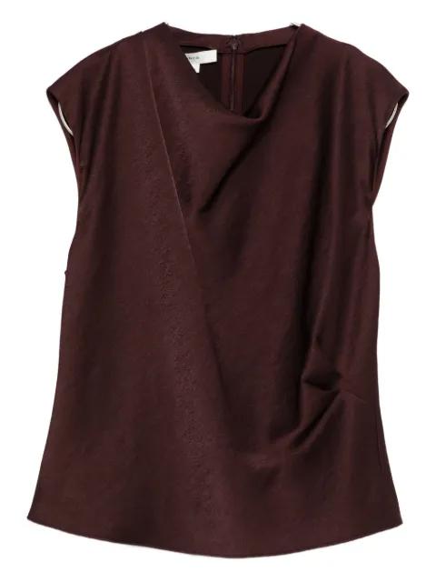 cowl-neck top by VINCE