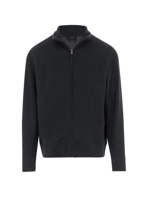 crew-neck zip-up cardigan by VINCE