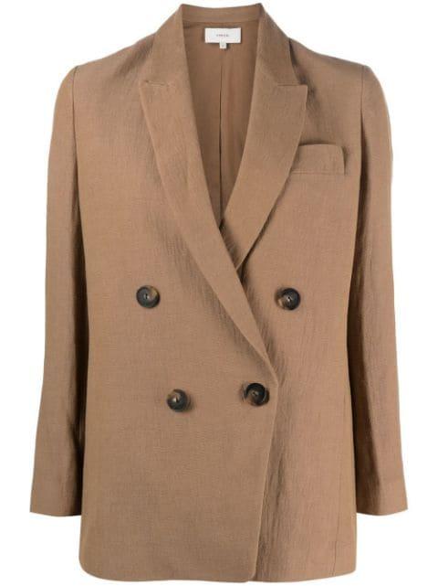 double-breasted blazer by VINCE