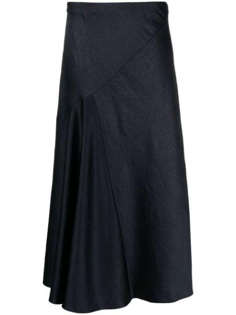 draped slip skirt by VINCE