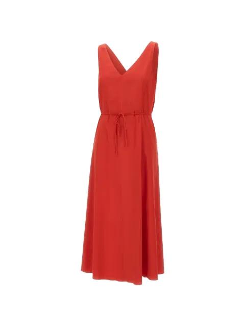drawstring V-neck midi dress by VINCE