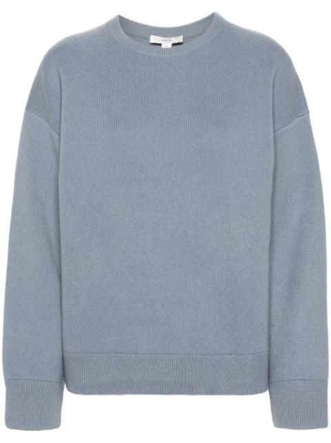 drop-shoulder sweater by VINCE