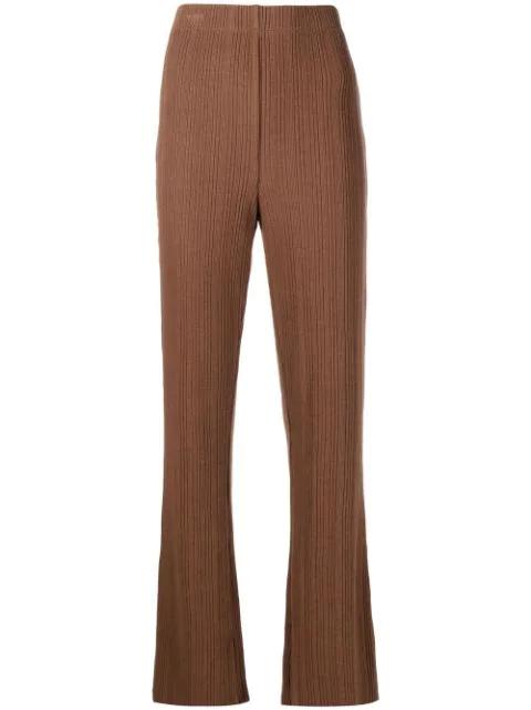 elasticated ribbed trousers by VINCE