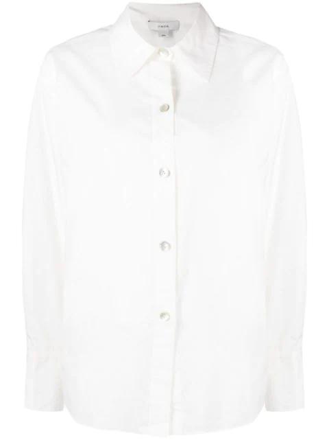 front button-fastening shirt by VINCE