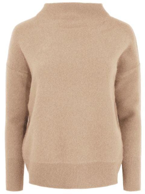 funnel-neck cashmere jumper by VINCE
