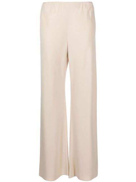 high-waist wide-leg trousers by VINCE