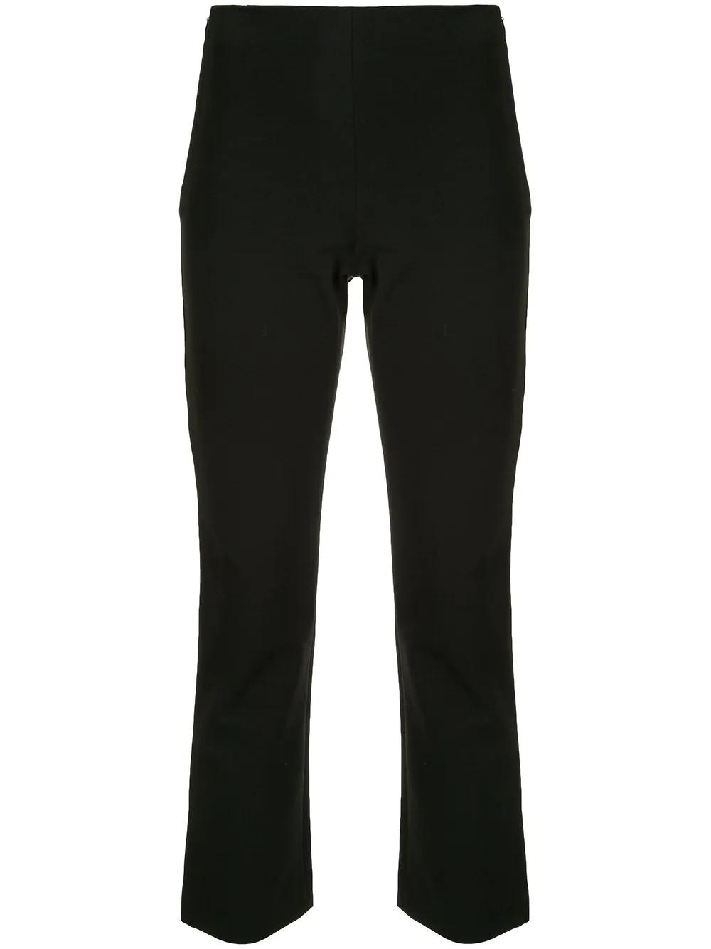 high-waisted cropped trousers by VINCE