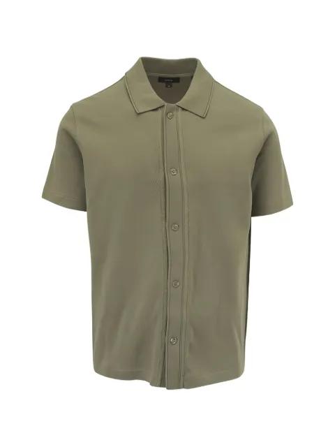 jacquard-knit short-sleeve shirt by VINCE