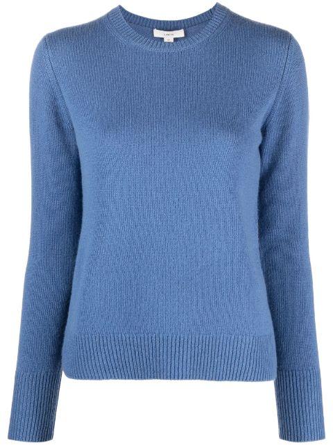 long-sleeve crew-neck jumper by VINCE