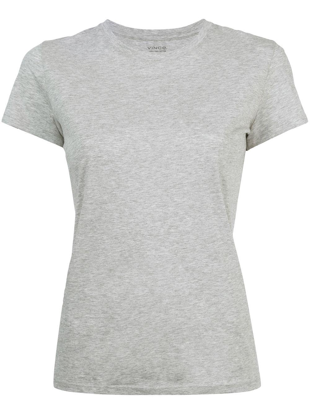 mélange-effect cotton T-shirt by VINCE