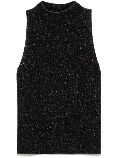 mock-neck top by VINCE