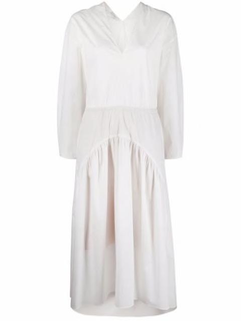 open-back detail dress by VINCE