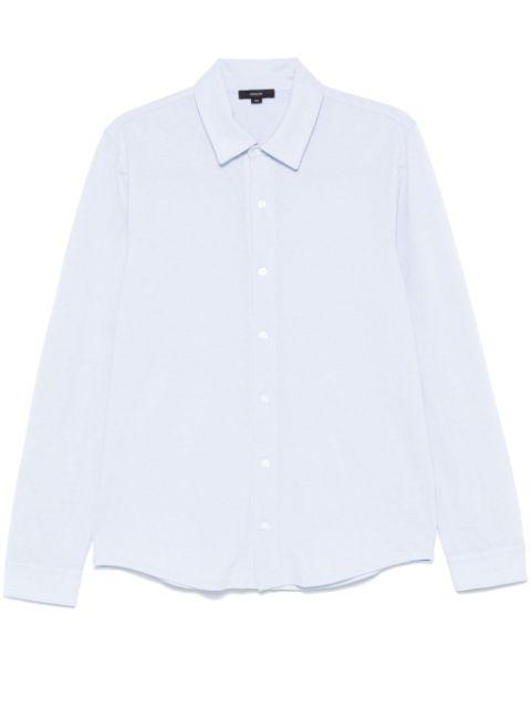 piqué-weave cotton shirt by VINCE