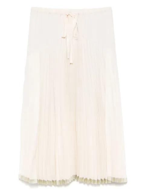 pleated tiered skirt by VINCE