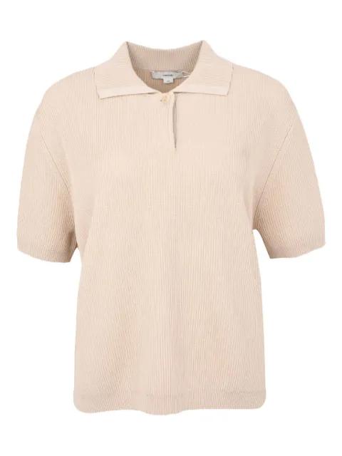 ribbed polo shirt by VINCE