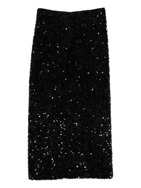 sequin-embellished midi skirt by VINCE